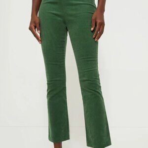 Tuckernuck Green Corduroy Ashford Pants Flare Cropped Pull On Size Zip Sz XXL